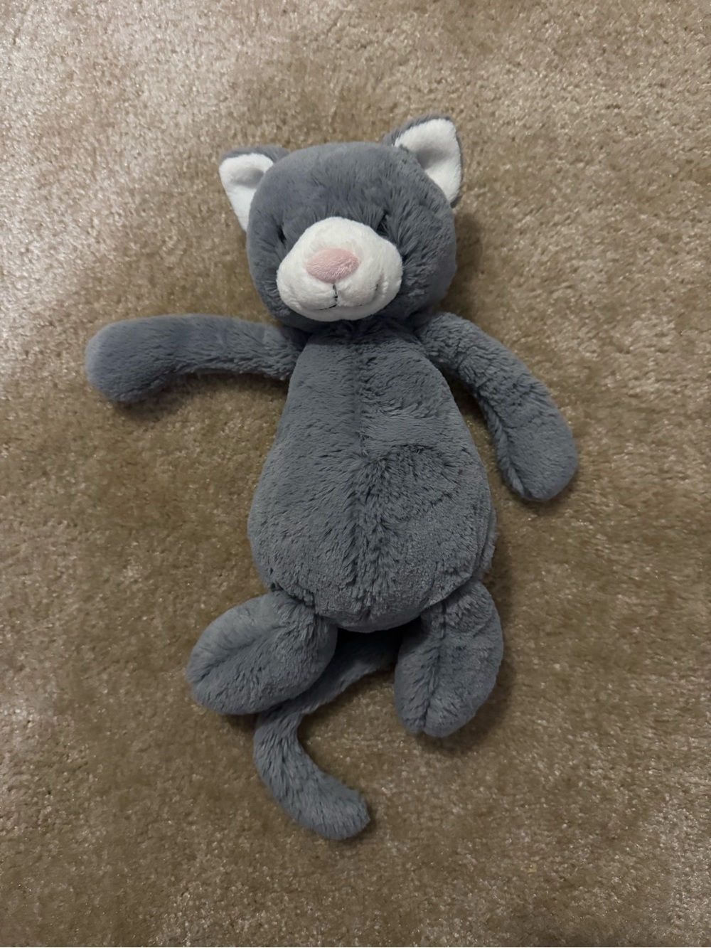 Gray JellyCat plushy